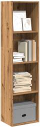 vidaXL Biblioteca, stejar artizanal, 40x30x152 cm, lemn prelucrat GartenMobel Dekor (857884) Biblioteca