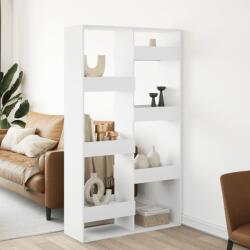 vidaXL Separator de camera, alb, 100x33x175 cm, lemn prelucrat GartenMobel Dekor (3309573) Biblioteca