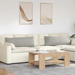 vidaXL Perne pentru canapea 2 pcs Gri deschis 120 x 40 cm tesatura GartenMobel Dekor (42013812)