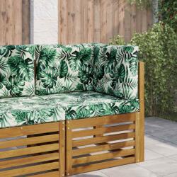 vidaXL Perna pentru canapea de exterior 3 pcs Model cu frunze GartenMobel Dekor (900773)