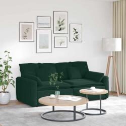 vidaXL Canapea modulara cu perne, verde închis GartenMobel Dekor (3321131) Canapea