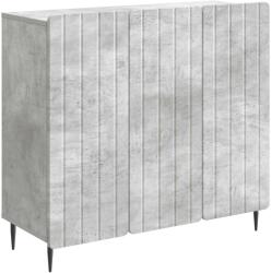 vidaXL Bufet Gri Beton 89 x 34, 5 x 82 cm Lemn prelucrat GartenMobel Dekor (894418) Comoda