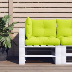 vidaXL Perne de paleti, 3 buc, verde aprins, material textil GartenMobel Dekor (360867)