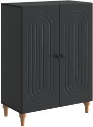 vidaXL Bufet Negru 66 x 34, 5 x 90 cm Lemn prelucrat GartenMobel Dekor (894126) Comoda