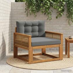 vidaXL Canapea Medie pentru Exterior natural GartenMobel Dekor (3438856) Canapea