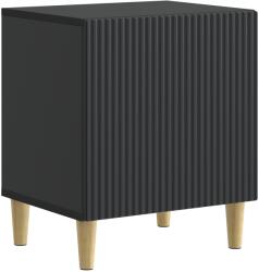 vidaXL Noptiera neagra din lemn prelucrat, 43x34, 5x50 cm, stil modern (894567)