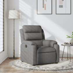 vidaXL Fotoliu rabatabil gri închis, material textil GartenMobel Dekor (3205721)
