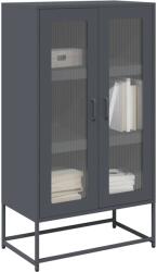 vidaXL Dulap înalt, antracit, 68x39x123 cm, otel GartenMobel Dekor (853358) Comoda