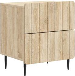 vidaXL Noptiera cu 2 sertare, stejar sonoma, 43 x 34, 5 x 49, 5 cm (894299)