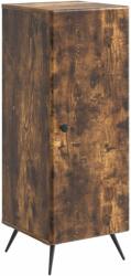 vidaXL Bufet Stejar fumuriu 33 x 34, 5 x 90 cm Lemn prelucrat GartenMobel Dekor (895520) Comoda