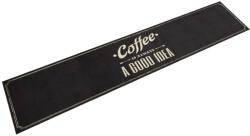 vidaXL Covor de bucatarie lavabil, text Coffee, 60x300 cm, catifea GartenMobel Dekor (4005598) Pres