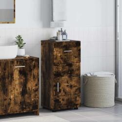 vidaXL Set dulap baie cu sertar TULUM Stejar fumuriu 37 x 31, 5 x 82 cm GartenMobel Dekor (880346)