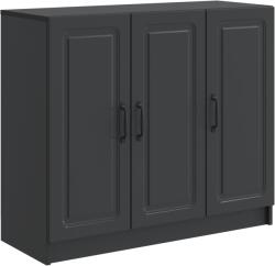 vidaXL Bufet Negru 89 x 34, 5 x 77 cm Lemn prelucrat GartenMobel Dekor (895796) Comoda