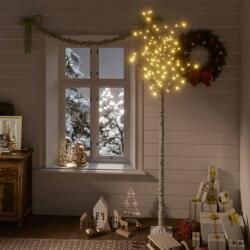 vidaXL Pom Craciun 200 LED-uri alb cald 2, 2 m salcie interior/exterior GartenMobel Dekor (328684)