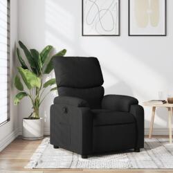 vidaXL Fotoliu rabatabil, negru, material textil GartenMobel Dekor (373412)