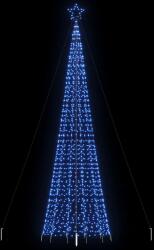 vidaXL Pom de Craciun LED-uri cu varfuri 1534 LED-uri Albastru 500 cm GartenMobel Dekor (4016406)