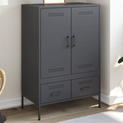 vidaXL Dulap înalt, antracit, 68x39x101, 5 cm, otel laminat la rece GartenMobel Dekor (843110) Comoda