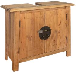 vidaXL Dulap de chiuveta de baie, 70x32x63 cm, lemn masiv pin GartenMobel Dekor (246035)