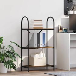 vidaXL Raft pentru carti Stejar afumat 60 x 30 x 109 cm Lemn compozit GartenMobel Dekor (879919) Biblioteca