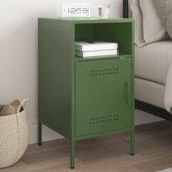 vidaXL Noptiera, verde maslina, 36x39x68 cm, otel laminat la rece GartenMobel Dekor (843074)