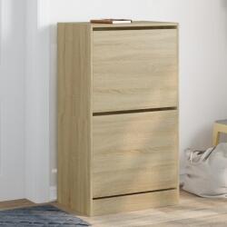 vidaXL Pantofar cu 2 sertare rabatabile, stejar sonoma, 60x42x108 cm GartenMobel Dekor (3214387) Pantofar