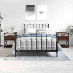 vidaXL Noptiere, 2 buc. , stejar maro, 40x42x55 cm, lemn compozit GartenMobel Dekor (826082)