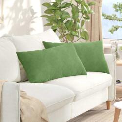 vidaXL Perne pentru canapea 2 pcs Verde deschis 80 x 40 cm GartenMobel Dekor (42013716)