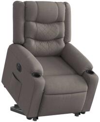 vidaXL Fotoliu electric rabatabil cu ridicare, gri taupe, textil GartenMobel Dekor (3310279)