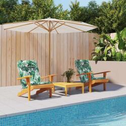 vidaXL Perne pentru scaune 2 pcs Model cu frunze 58 x 77 x 4, 5 cm GartenMobel Dekor (361842)