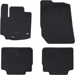 vidaXL Covor pentru masina 4 pcs Negru Cauciuc GartenMobel Dekor (42029109)