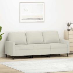vidaXL Canapea cu 3 locuri, crem, 180 cm, catifea GartenMobel Dekor (359217) Canapea
