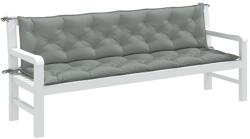 vidaXL Perna banca de gradina 2db melanj gri deschis 200x50x7cm textil GartenMobel Dekor (4002630)