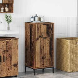 vidaXL Dulap de Baie cu usa Lemn vechi 39.5 x 36 x 88 cm Lemn compozit GartenMobel Dekor (883402)