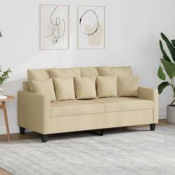 vidaXL Canapea cu 2 locuri, crem, 140 cm, material textil GartenMobel Dekor (359269) Canapea