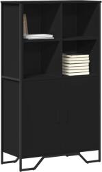 vidaXL Dulap înalt, negru, 79, 5x35, 5x137, 5 cm, lemn prelucrat GartenMobel Dekor (3295307) Comoda