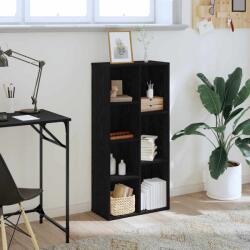 vidaXL Raft Stejar negru 50 x 25 x 105 cm Lemn compozit GartenMobel Dekor (868059) Biblioteca
