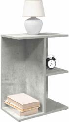 vidaXL Noptiera gri beton 46, 5x29x61 cm Lemn prelucrat GartenMobel Dekor (858656)