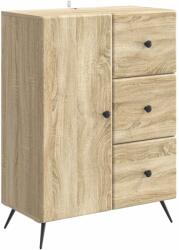 vidaXL Bufet cu sertar Stejar Sonoma 66 x 34, 5 x 90 cm Lemn prelucrat GartenMobel Dekor (895547) Comoda