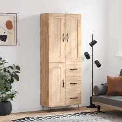vidaXL Dulap înalt, stejar sonoma, 69, 5x34x180 cm, lemn compozit GartenMobel Dekor (3200036) Comoda