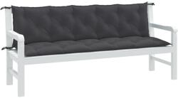 vidaXL Perna banca de gradina 2 buc melanj antracit 180x50x7 cm textil GartenMobel Dekor (4002618)