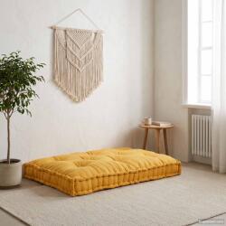 vidaXL Perna pentru canapea pe palet Galben 120 x 80 x 12 cm Tesatura GartenMobel Dekor (4019094)