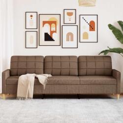 vidaXL Canapea cu 3 locuri, maro, 210 cm, material textil GartenMobel Dekor (4007417) Canapea