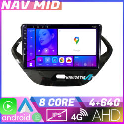 Edotec Navigatie Ford KA 2015-2020 Android 12, 4GB RAM, 64GB, CarPlay (NAV2-9-4+64|K-ka)