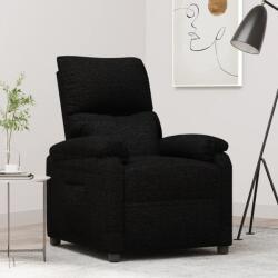 vidaXL Fotoliu rabatabil, negru, material textil GartenMobel Dekor (342453)