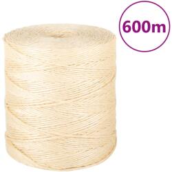 vidaXL Franghie, 600 m, sisal 100%, 2 mm GartenMobel Dekor (155001)