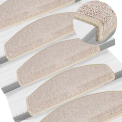 vidaXL Covorase pentru scari, 10 buc. , 65x24x4 cm, semirotunde, maro taupe, mari GartenMobel Dekor (149763) Covor