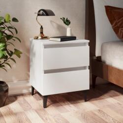 vidaXL Noptiere, 2 buc. , alb, 40x35x50 cm, PAL GartenMobel Dekor (805870)