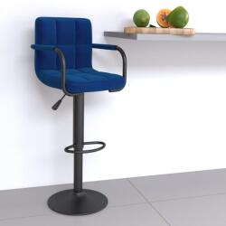 vidaXL Scaun de bar, albastru, material textil GartenMobel Dekor (334629)