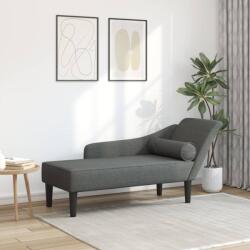 vidaXL Sezlong cu perne, gri închis, material textil GartenMobel Dekor (4007597)
