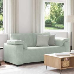 vidaXL Canapea loveseat gri deschis 180x77x82 cm catifea GartenMobel Dekor (4105267) Canapea